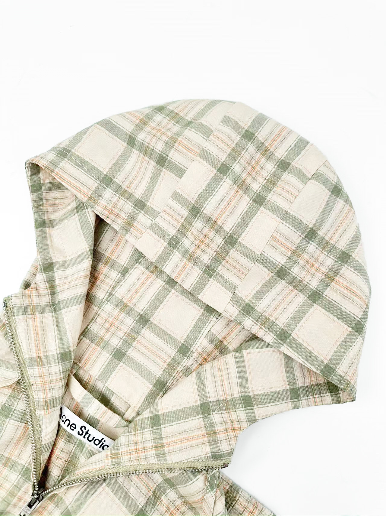 Acne Studios 刺绣格纹连帽夹克 3