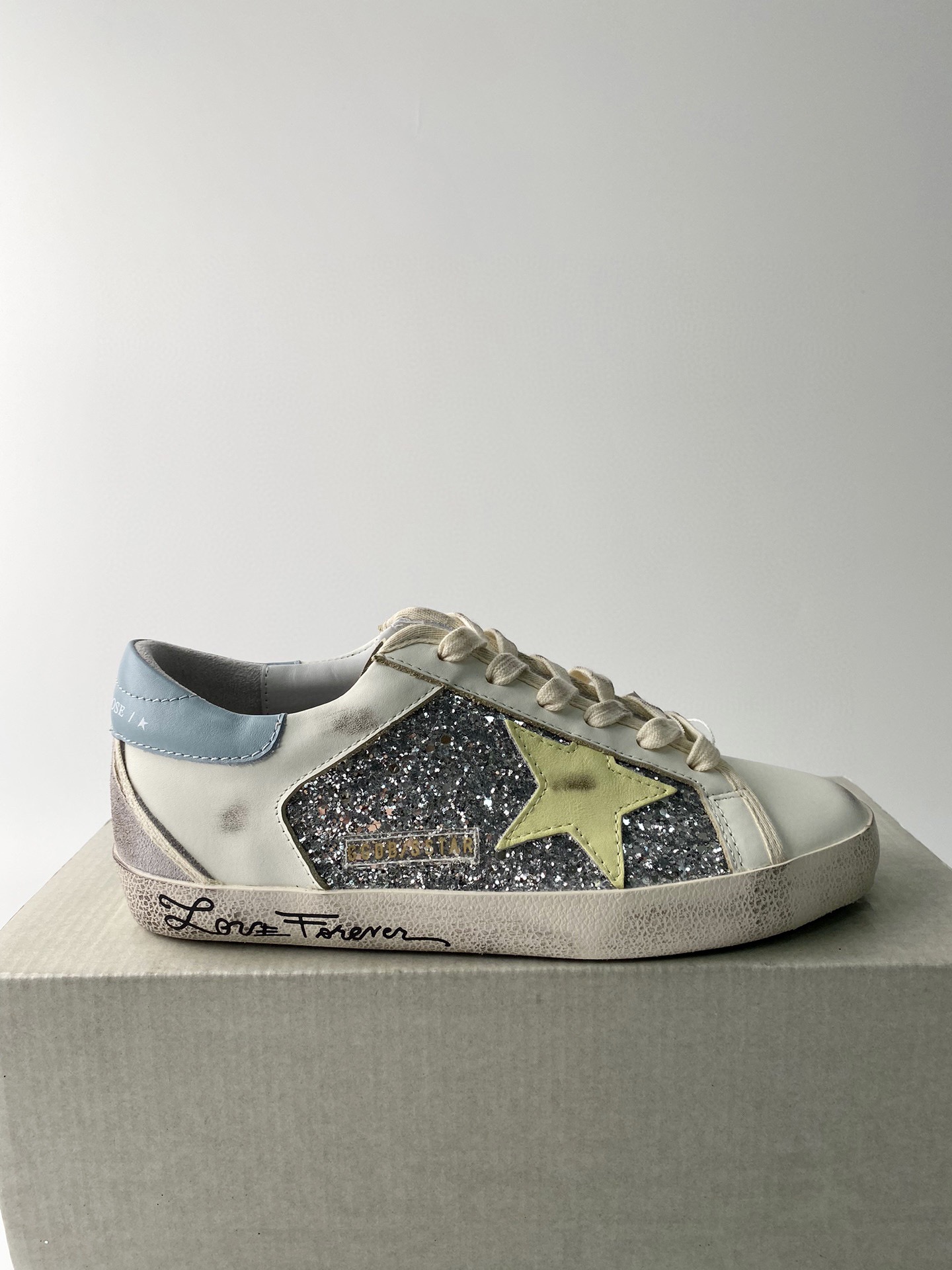Best Replica
 Golden Goose Skateboard Shoes Doodle Gold Yellow Women Men Cowhide Spring Collection