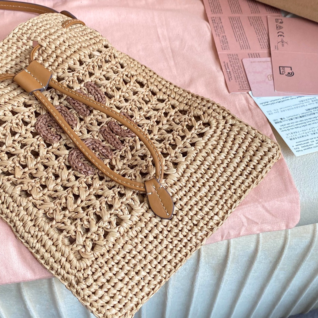 Givenchy 5ND016新品福袋编织包 订制日本进口拉菲草 非市面普通PP草 材质与 无差异