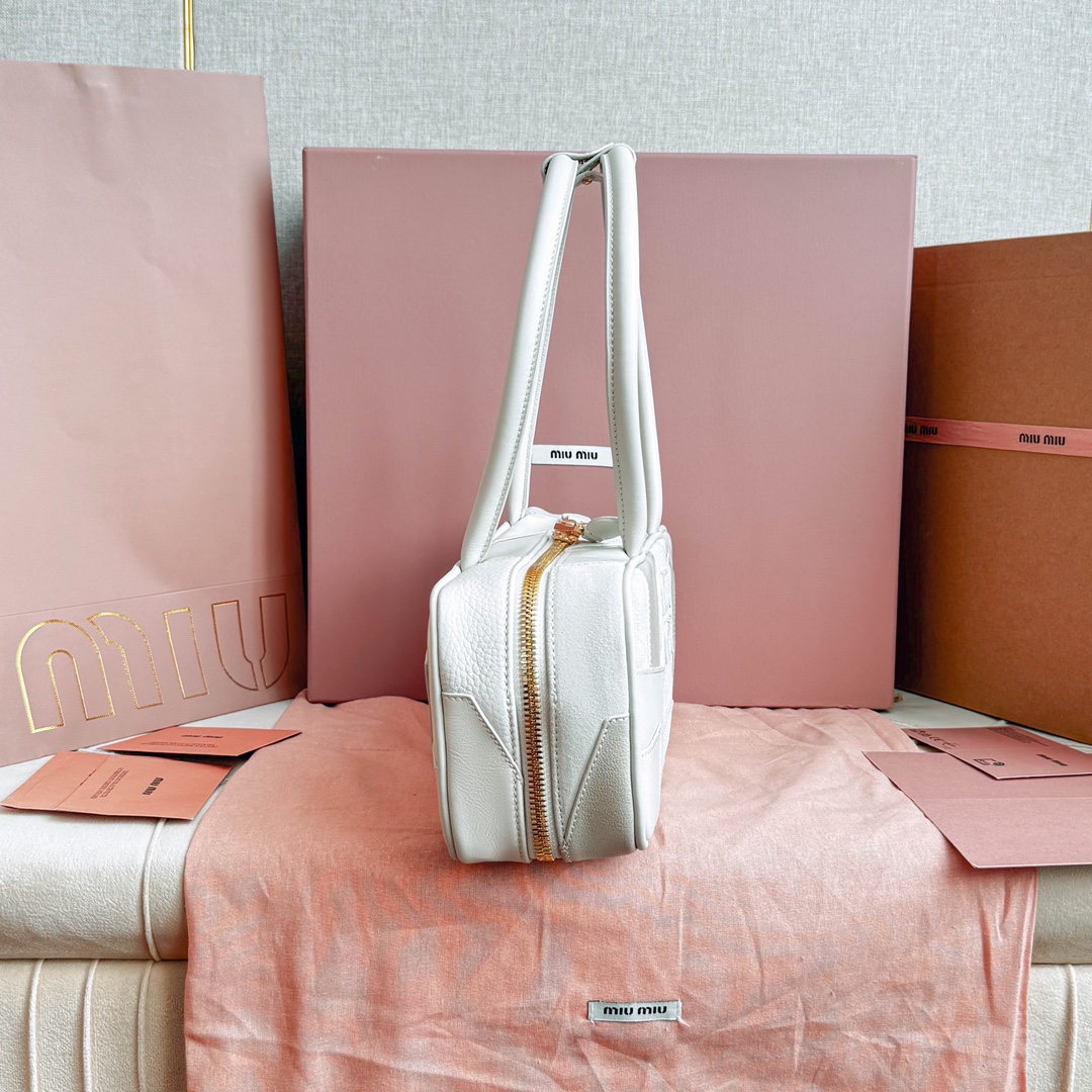 Miu Miu 5BB147Miu新品拼接保龄球