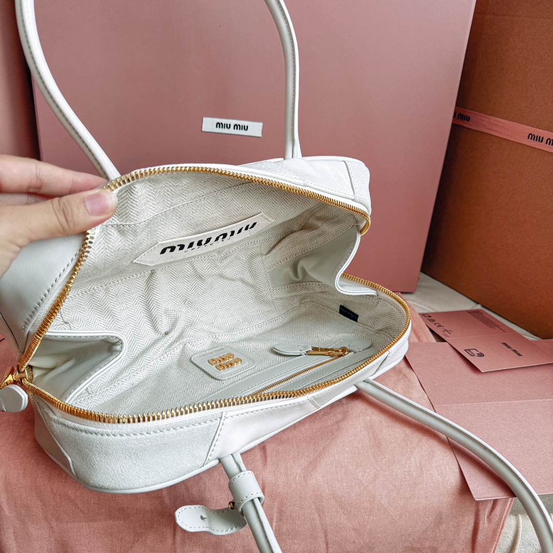 Miu Miu 5BB147Miu新品拼接保龄球