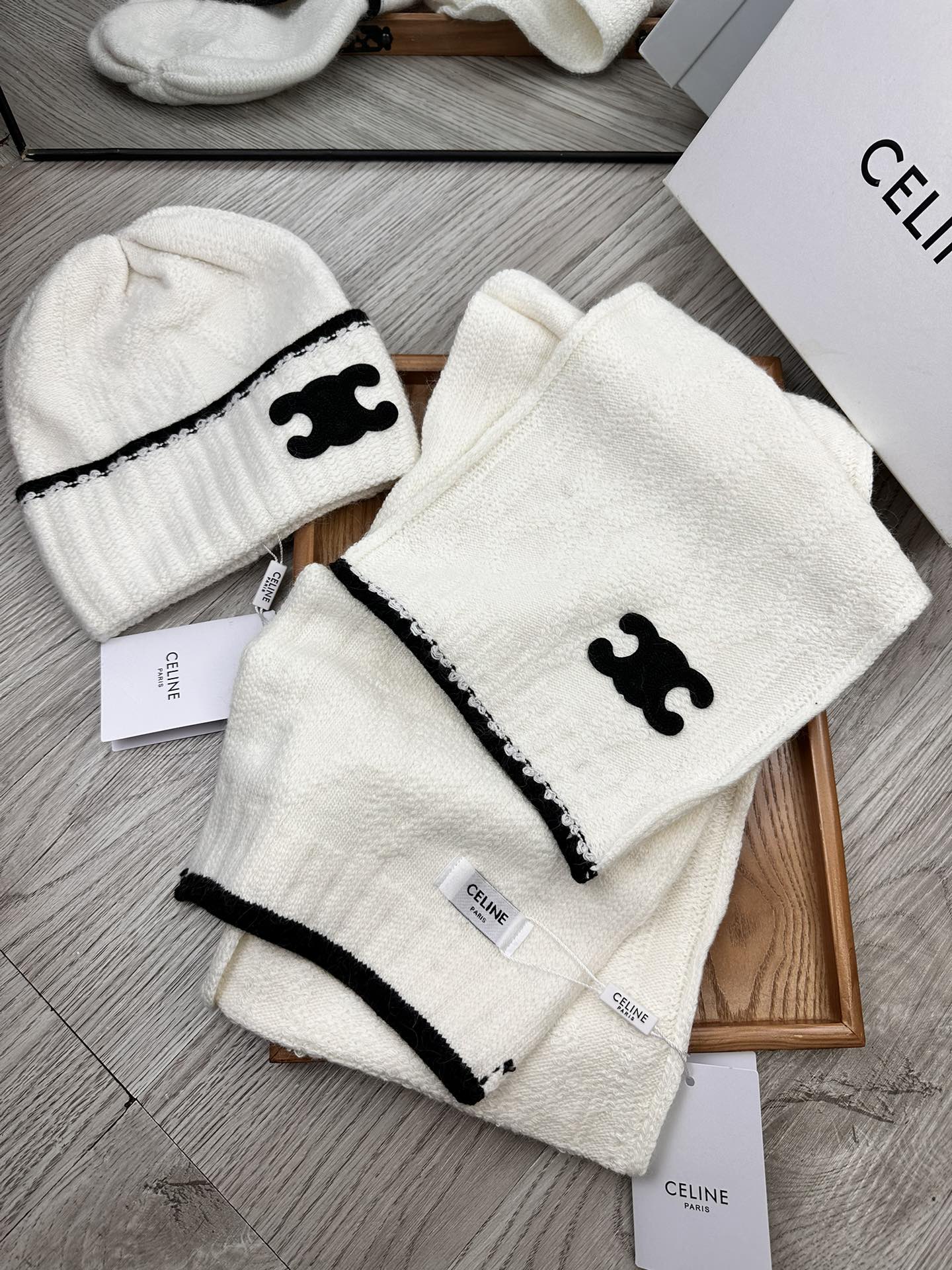 🌹。赛琳。【两件套-羊毛套装帽子】经典套装帽子！帽子➕围巾！70%羊毛+30%兔毛。暖暖哒超级舒服～冬日小姐姐减龄神器哦