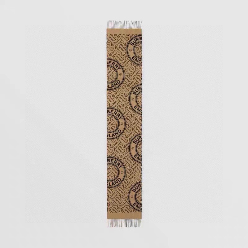 。BU家。【1:1复刻格纹双面羊绒长巾】博柏利苏格兰格纹拓字新品！专柜同步单色上新！ 流苏围巾，精选苏格