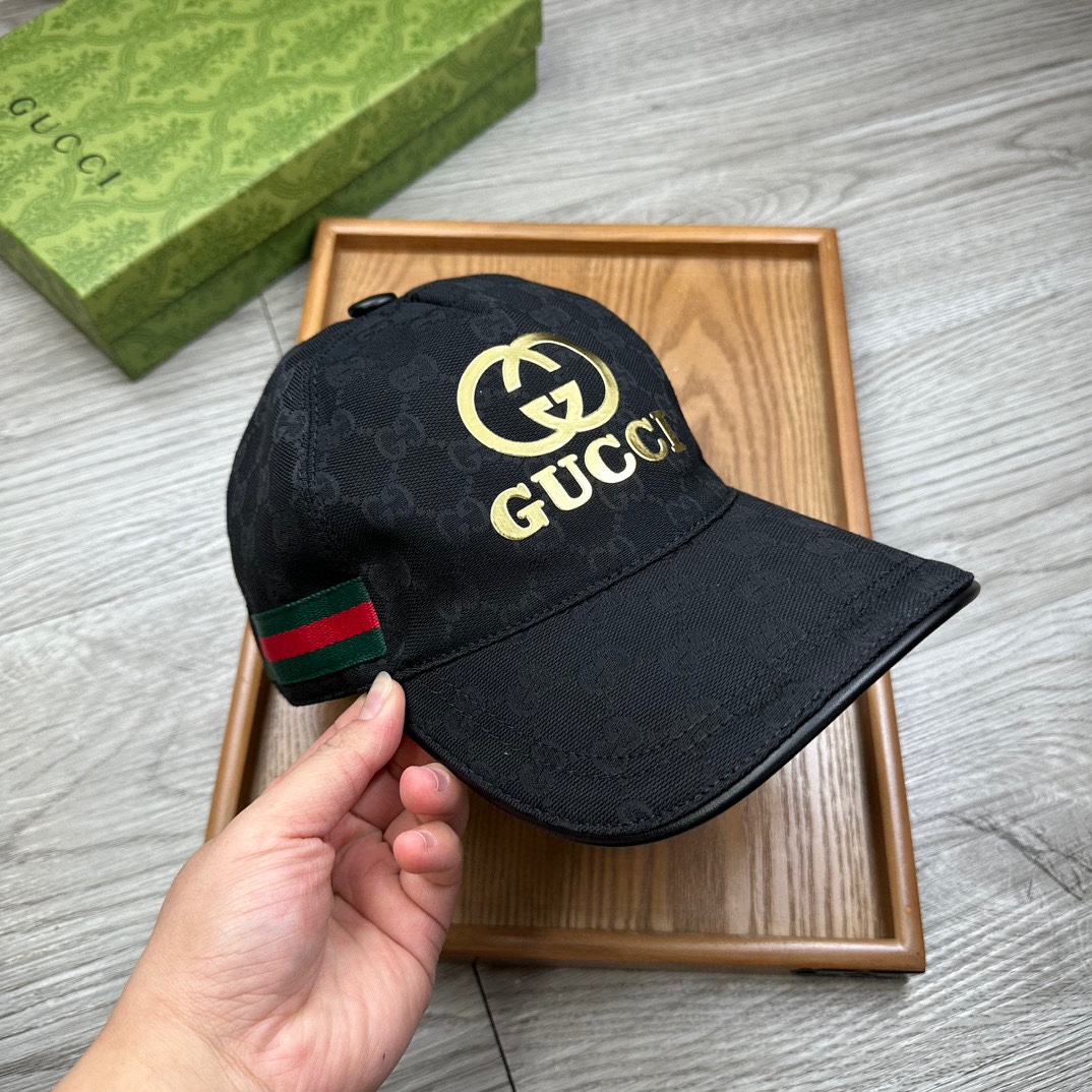 G家织带款-烫金logo超A品质最新款！时尚潮流高端做工！每一个帽子都是用心之作！牛津材质！头层牛皮！配