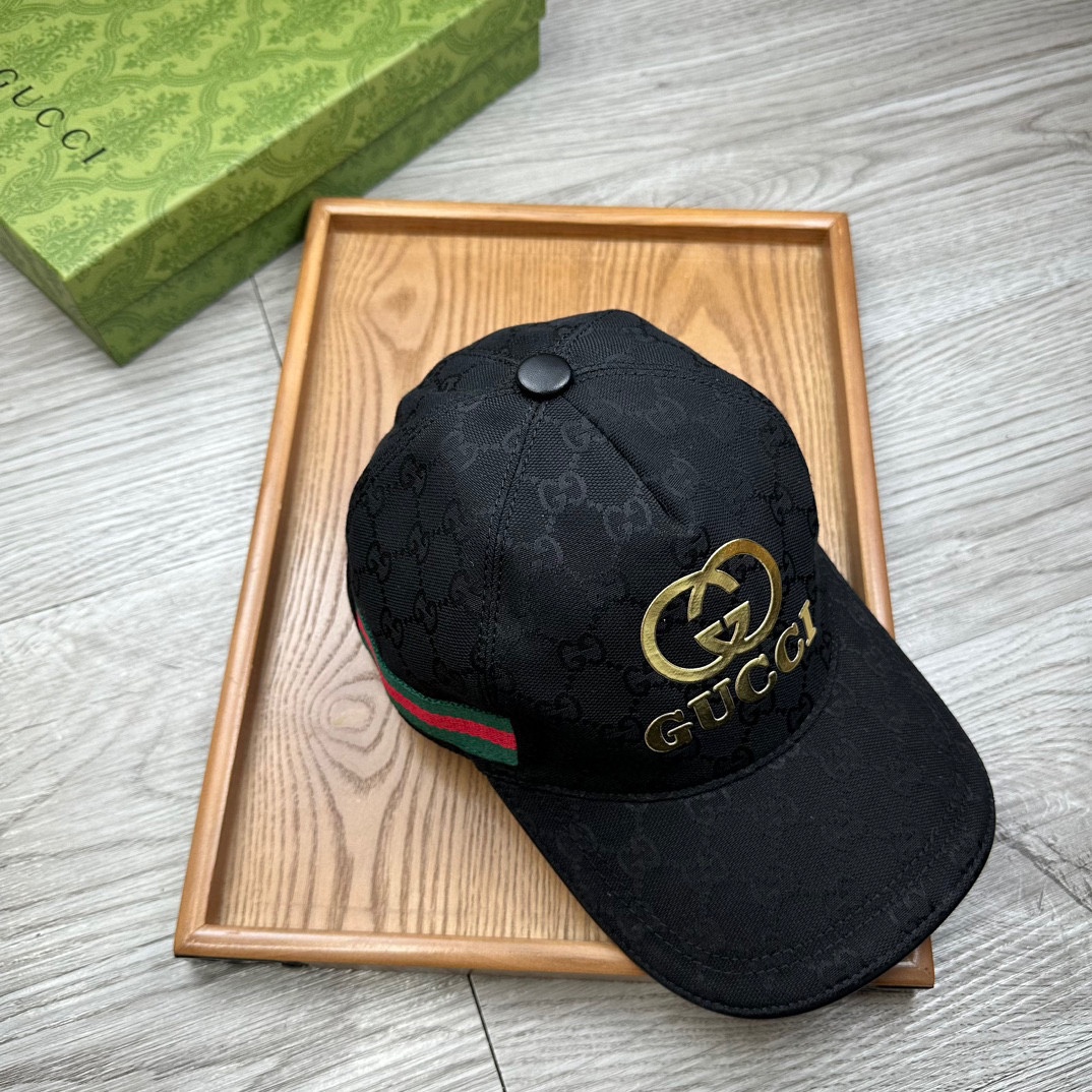 G家织带款-烫金logo超A品质最新款！时尚潮流高端做工！每一个帽子都是用心之作！牛津材质！头层牛皮！配