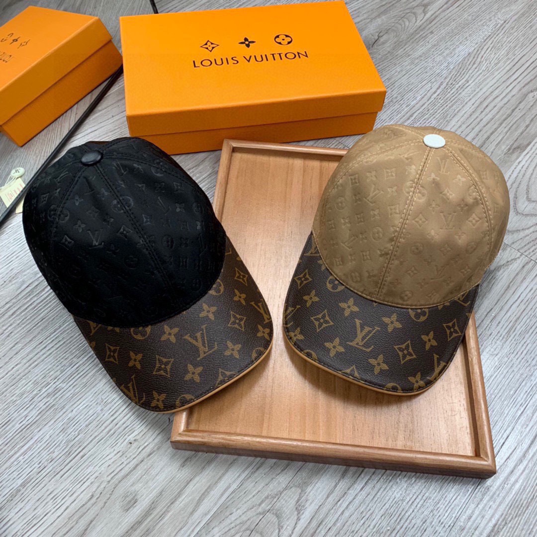 Louis Vuitton Hats Cowhide Genuine Leather Fashion