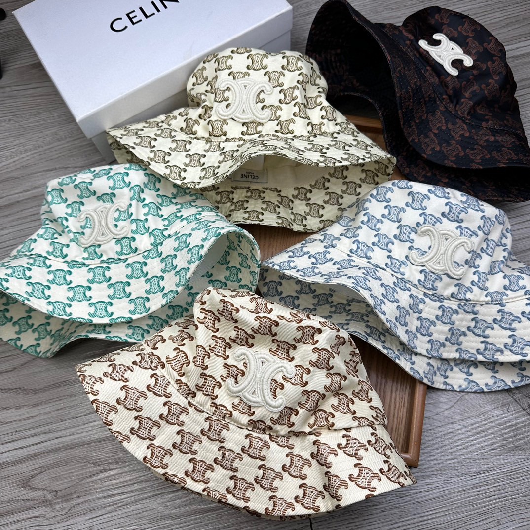 。赛琳。印花渔夫！【配防尘袋】高端舒适！高端材质！！今年帽子第一流行趋势绝对是渔夫帽！今年的渔夫帽满目玲