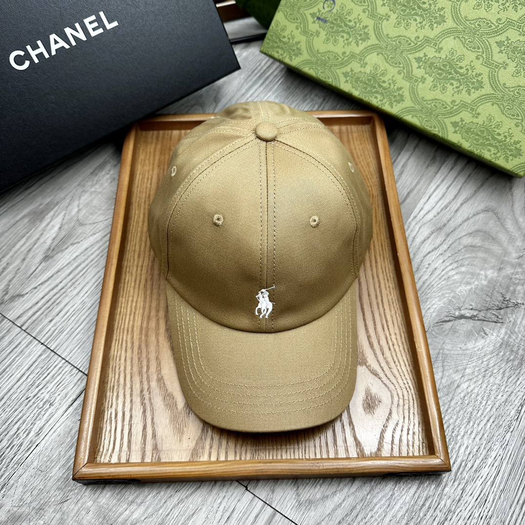 。Polo。原版11拼接包边纯棉刺绣小标鸭舌帽。【配防尘袋】细节决定品质！灰常厚实！非市面上那种薄布，软