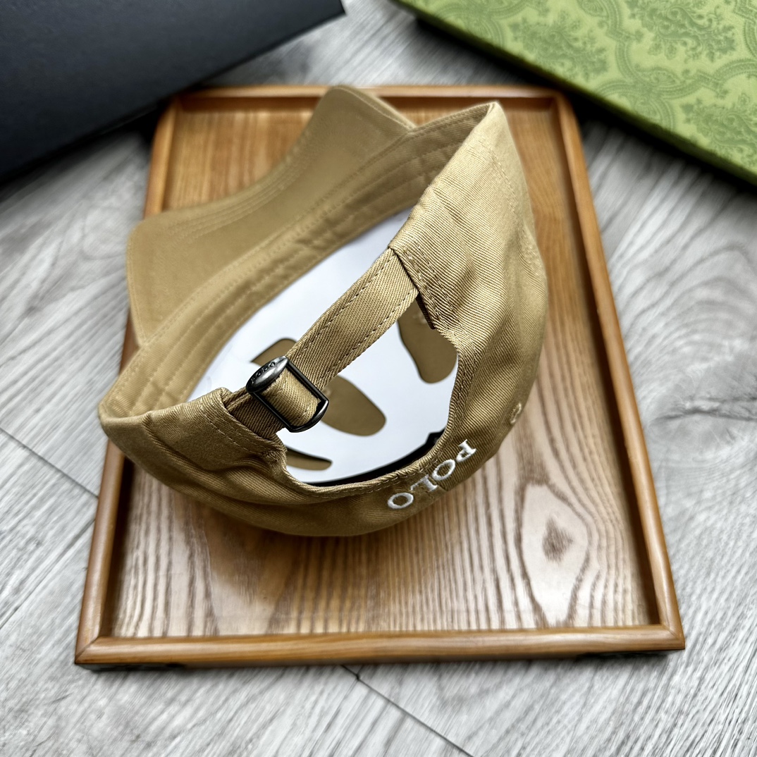 。Polo。原版11拼接包边纯棉刺绣小标鸭舌帽。【配防尘袋】细节决定品质！灰常厚实！非市面上那种薄布，软