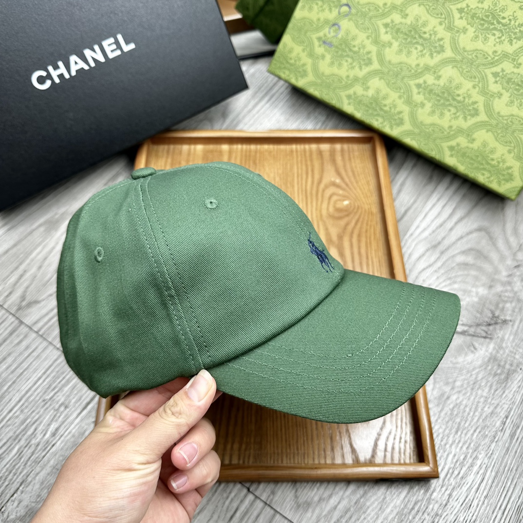 。Polo。原版11拼接包边纯棉刺绣小标鸭舌帽。【配防尘袋】细节决定品质！灰常厚实！非市面上那种薄布，软