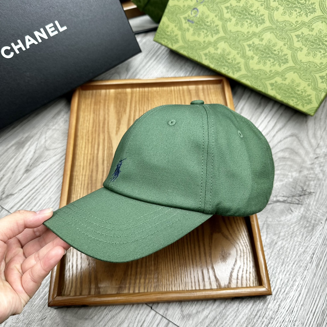 。Polo。原版11拼接包边纯棉刺绣小标鸭舌帽。【配防尘袋】细节决定品质！灰常厚实！非市面上那种薄布，软