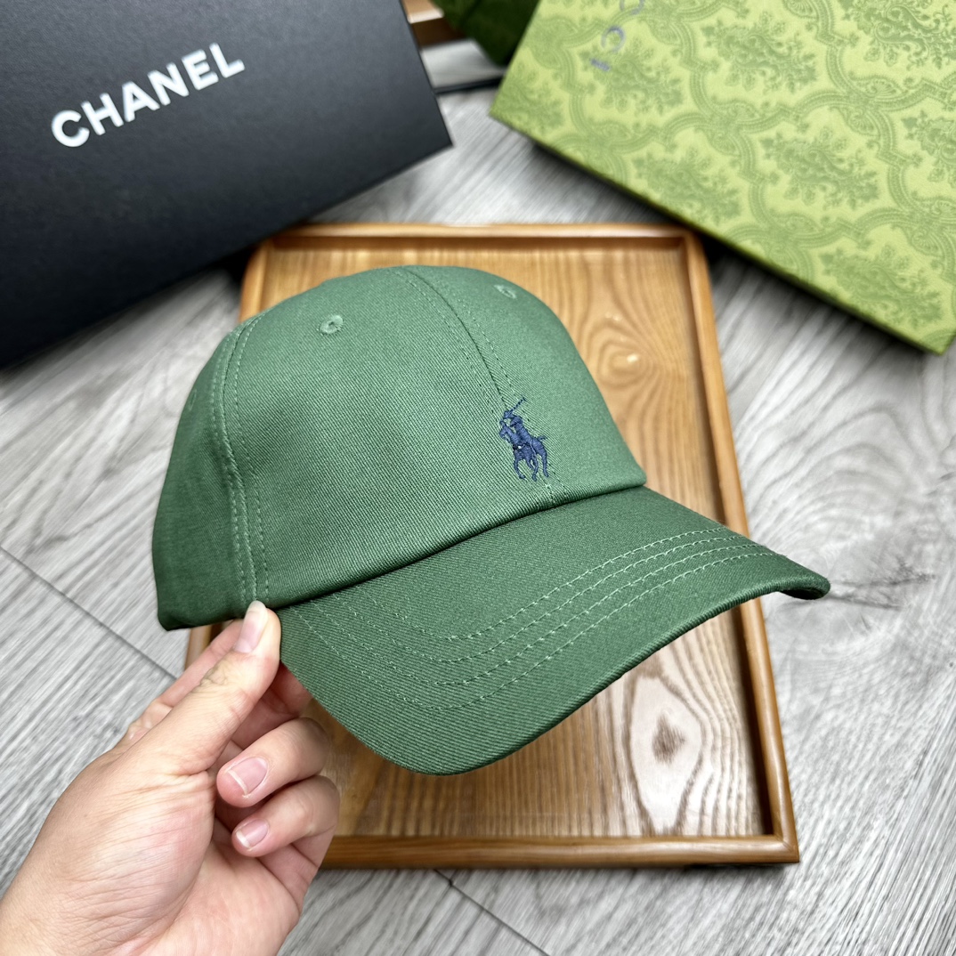 。Polo。原版11拼接包边纯棉刺绣小标鸭舌帽。【配防尘袋】细节决定品质！灰常厚实！非市面上那种薄布，软