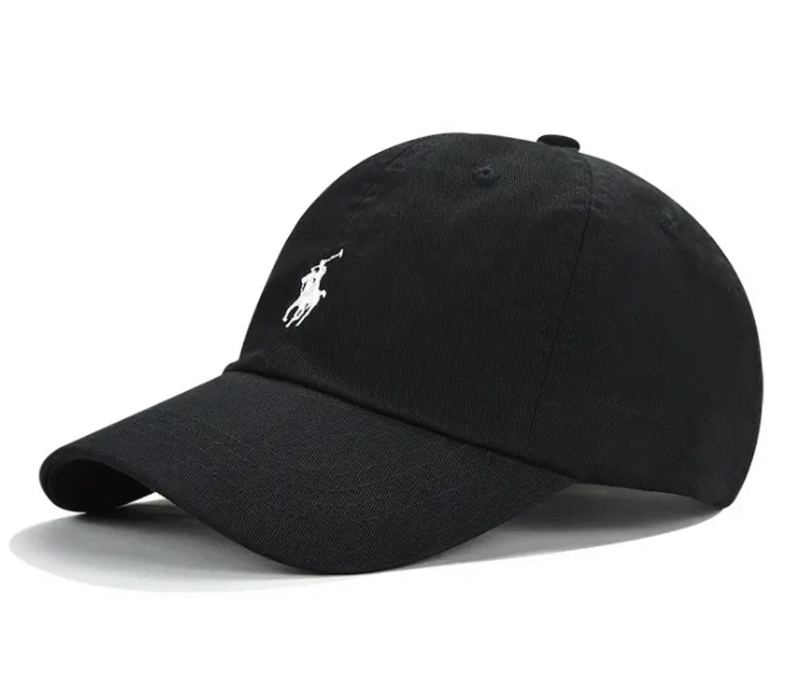 。Polo。原版11拼接包边纯棉刺绣小标鸭舌帽。【配防尘袋】细节决定品质！灰常厚实！非市面上那种薄布，软