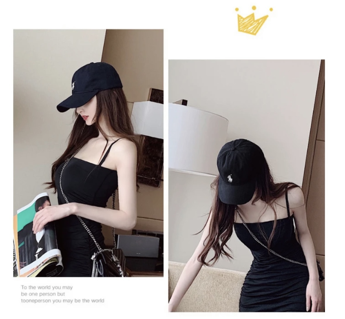 。Polo。原版11拼接包边纯棉刺绣小标鸭舌帽。【配防尘袋】细节决定品质！灰常厚实！非市面上那种薄布，软
