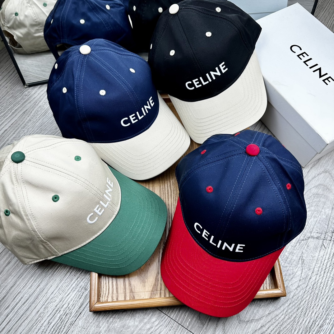 NO:225402,Special offer.Celin. Original 1:1 contrasting color baseball cap. [with dust bag] Details determine the quality!  Original logo inside the original version!  Original embossed hardware adjustment buckle!  Welcome to compare quality and PK!  Pure cotton material!  Good breathability!  A must-have item for sun protection in spring!  Atmospheric color!  The style is novel and unique and easy to match with clothes!  Strong practicality and high-end quality!  It’s a good match~ It’s really good to watch!  !  Just wear it casually, it is absolutely magical, age-reducing and fashionable. Hats, straw hats, fisherman hats, baseball hats, knit hats, hats, celine, espadrilles, hats19860909特价 .赛琳.原版1:1撞色鸭舌帽.【配防尘袋】细节决定品质！原版内里原版标！原版压花五金调节扣！欢迎对比品质PK！材质纯棉！透气性好！春天挡风,夏天防晒必备单品！颜色大气！款式新颖别致好搭配衣服！实用性强,高端品质！随心搭配～真的敲好看！！随便一戴,妥妥的街拍神奇,减龄又时尚.帽子草帽渔夫帽棒球帽针织帽,帽子,celine,espadrilles,hats,hat