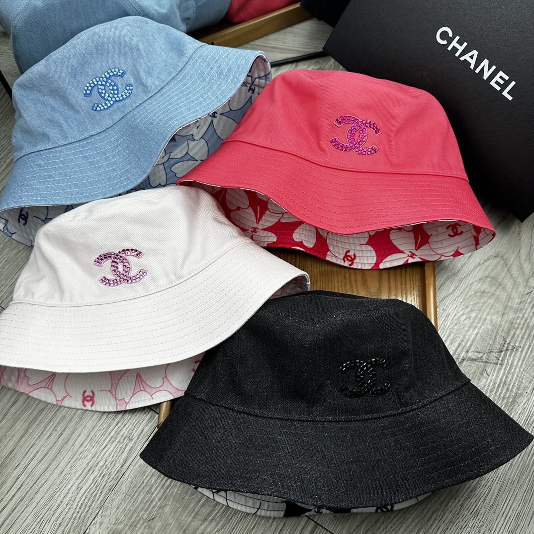 Réplica barata
 Chanel Sombreros Sombrero de cubo barata de lujo
 Impresión Universal para hombres y mujeres