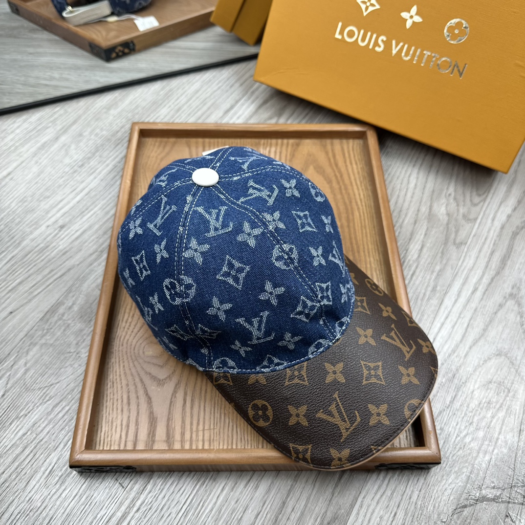 High-End Cowboy Skin Cap: Oxford Material, Cow Skin, Quality Details. - 图片 4