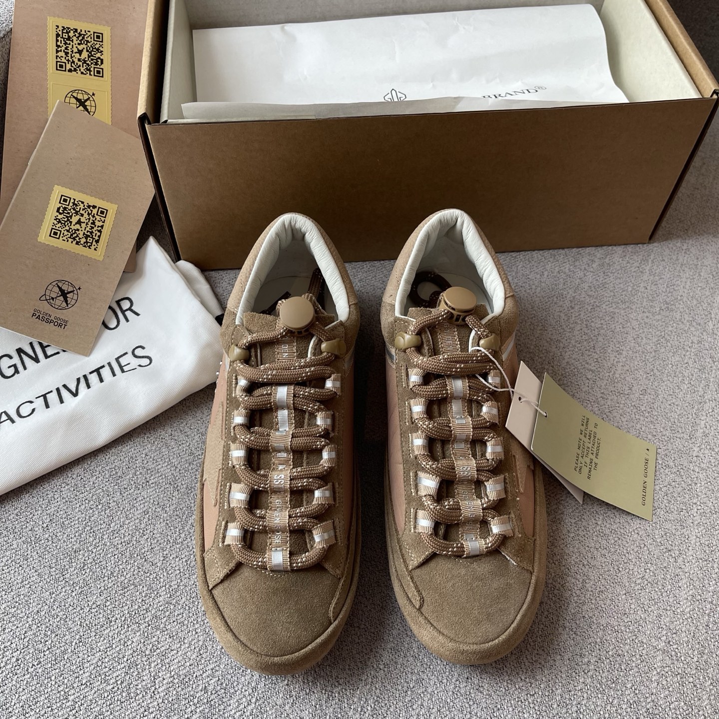 GGDB Super Star Suede Slip-on Sneakers