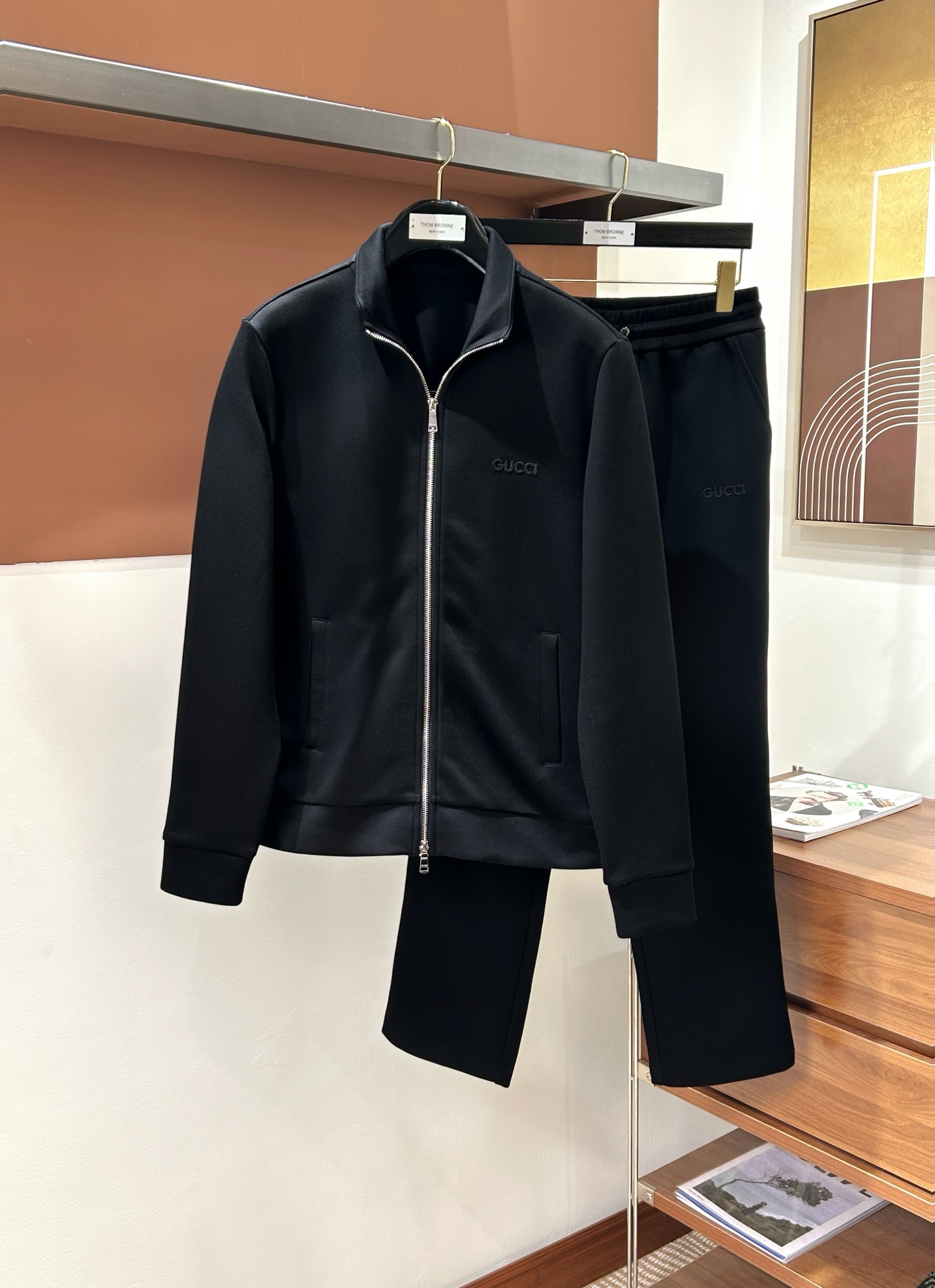 Gucci Black Zip Tracksuit
