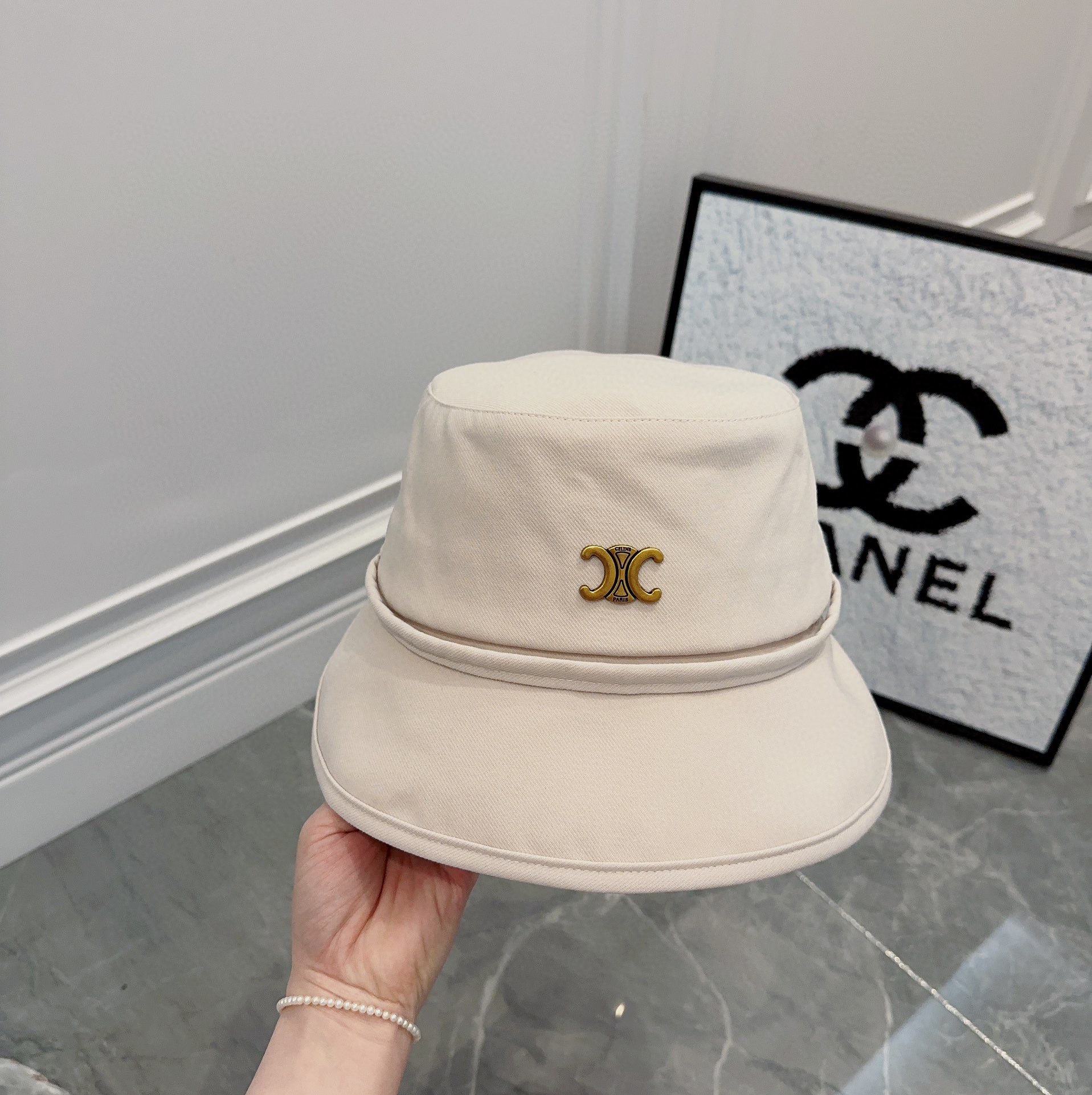 셀린느 트윌 버킷햇 모자 상세 이미지 2