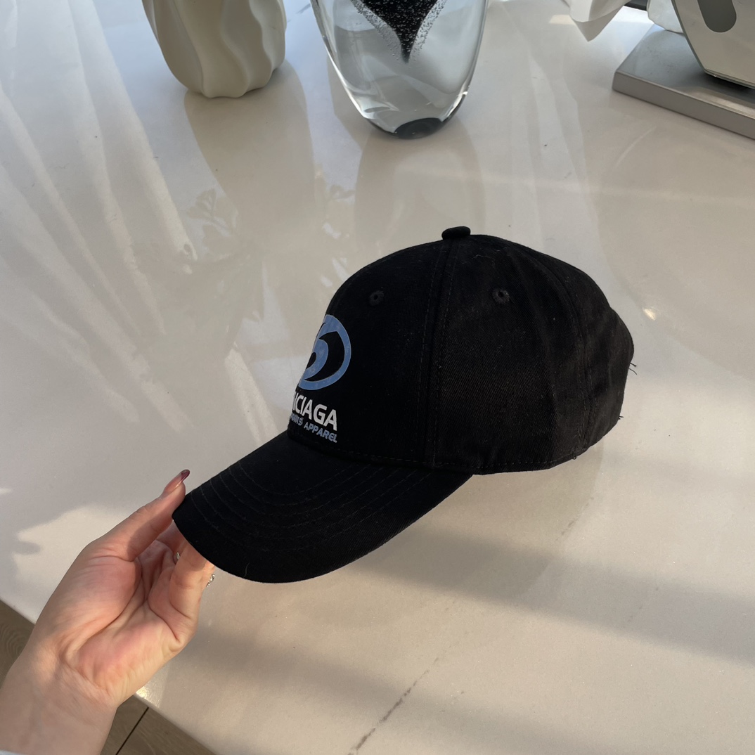 발렌시아가 브러시드 베이스볼 캡 상세 이미지 6