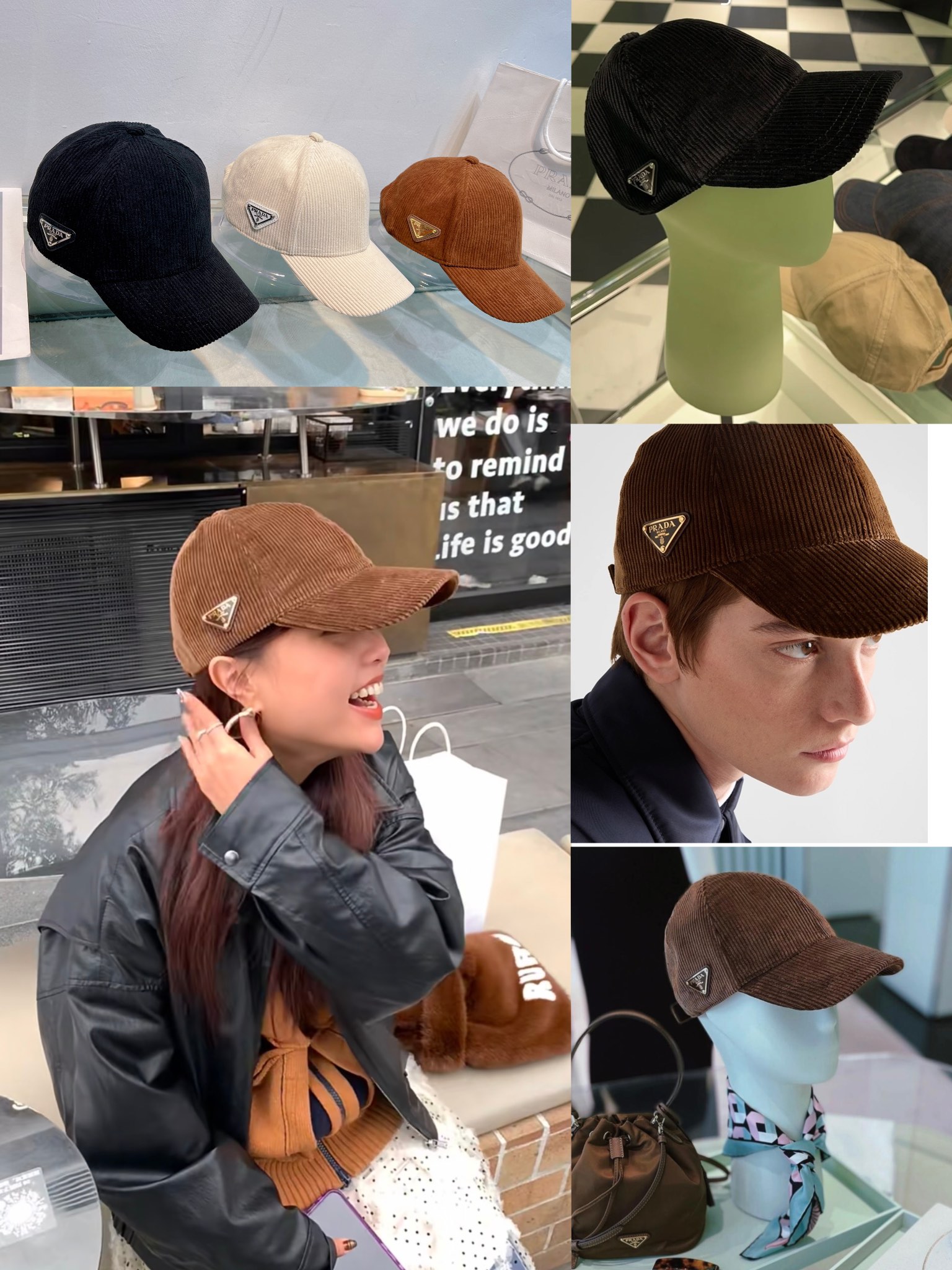 프라다 모자 84875 Prada Cap
