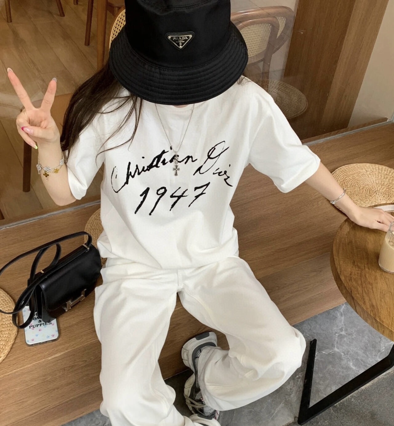 프라다 모자 84887 Prada Cap