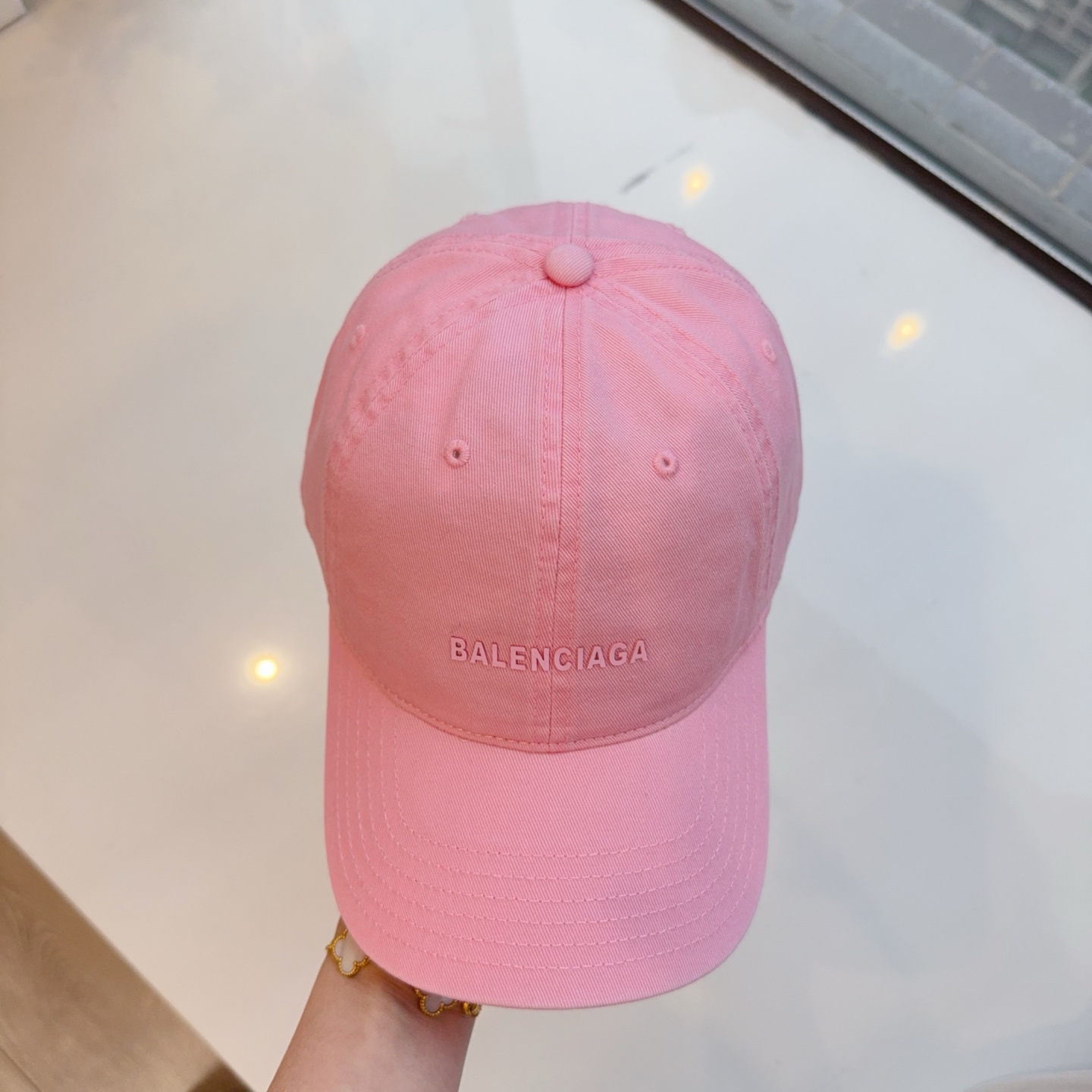 발렌시아가 컬러풀 베이스볼 모자 상세 이미지 6