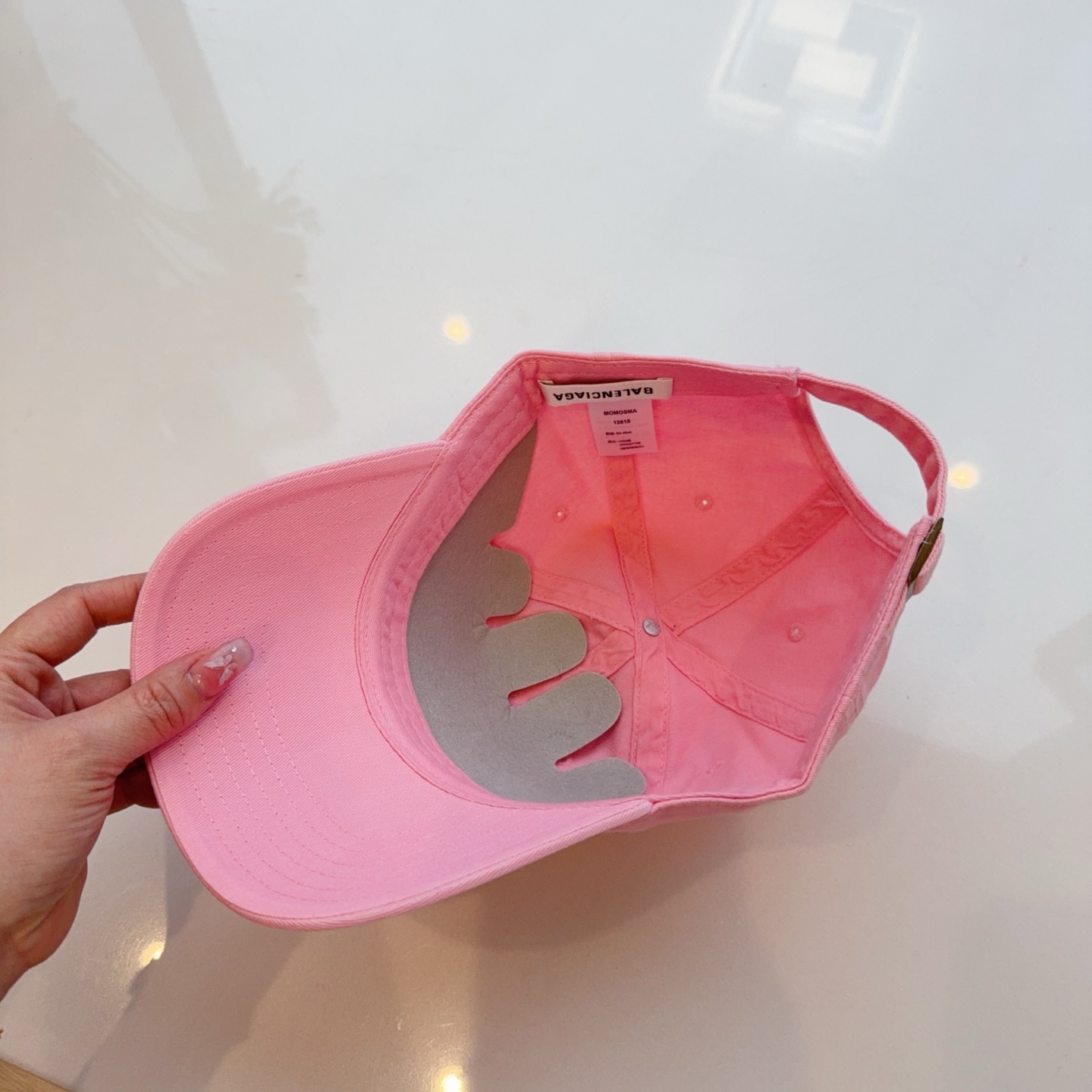발렌시아가 컬러풀 베이스볼 모자 상세 이미지 5