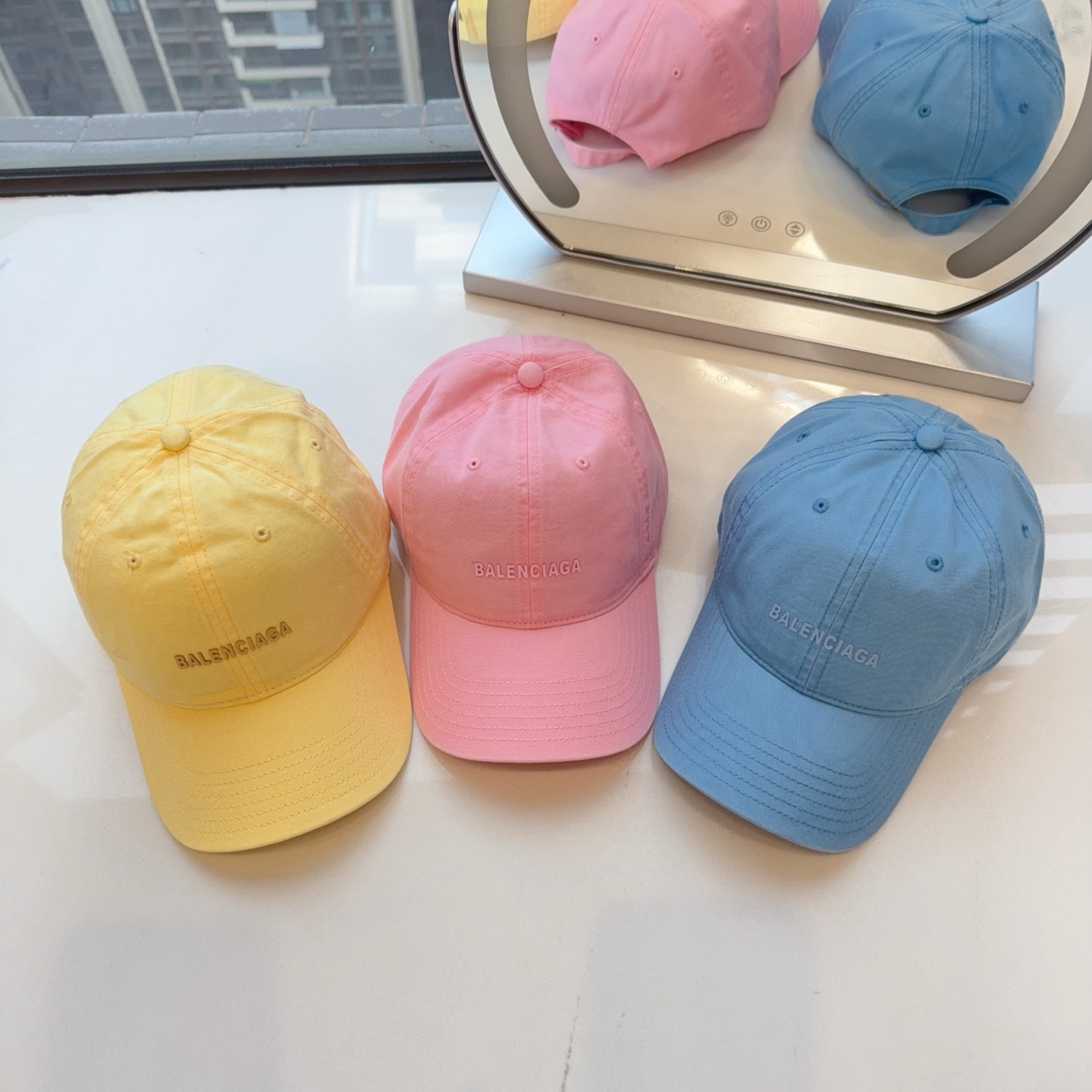 발렌시아가 컬러풀 베이스볼 모자 상세 이미지 9
