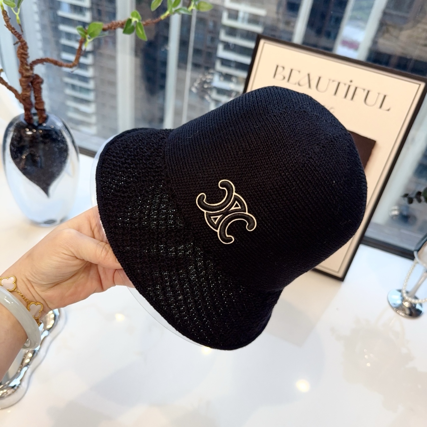 셀린느 모자 84394 Celine Cap 상세 이미지 4