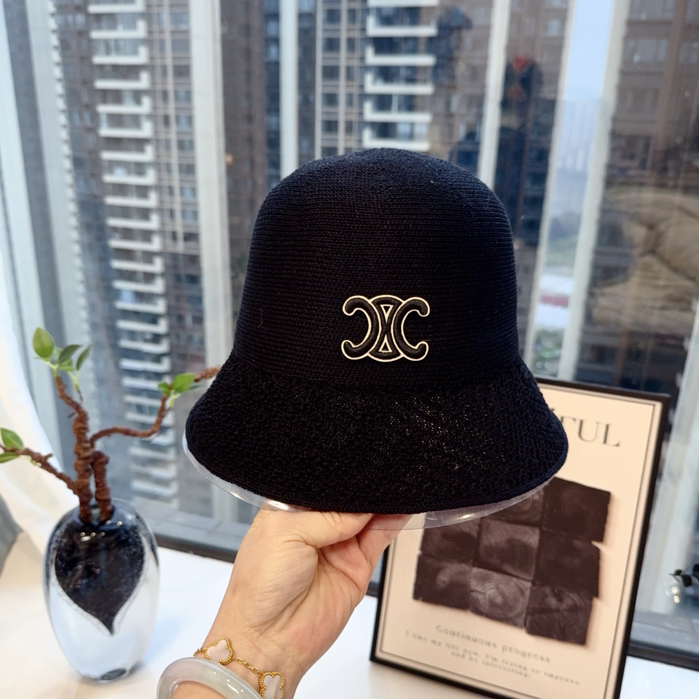 셀린느 모자 84394 Celine Cap 상세 이미지 5