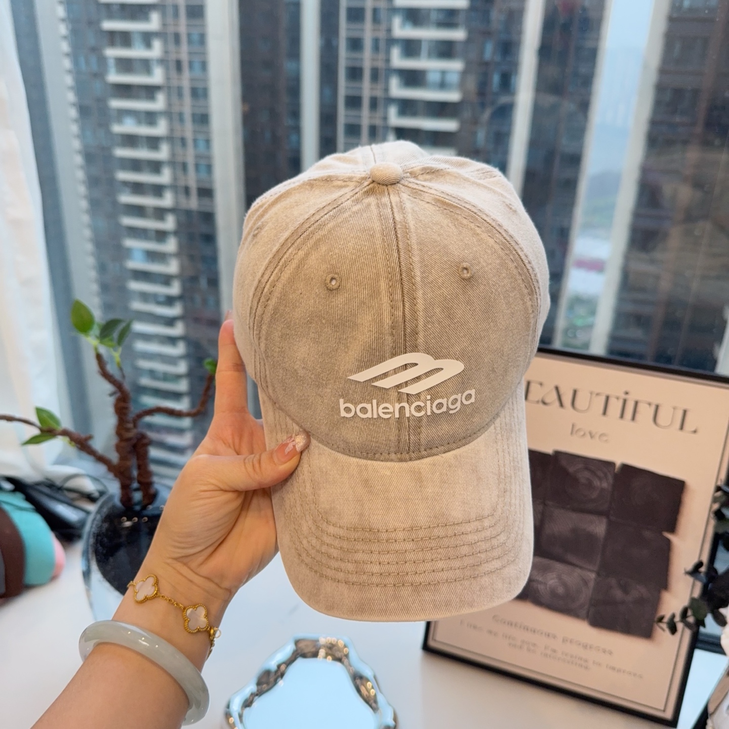 발렌시아가 모자 81690 Balenciaga Cap 상세 이미지 4