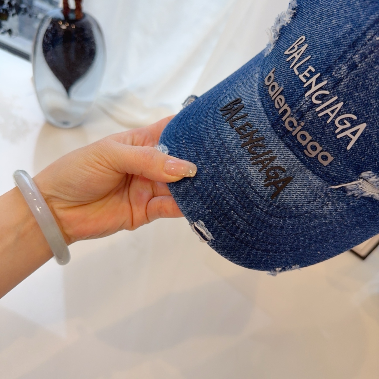 발렌시아가 모자 81696 Balenciaga Cap 상세 이미지 4