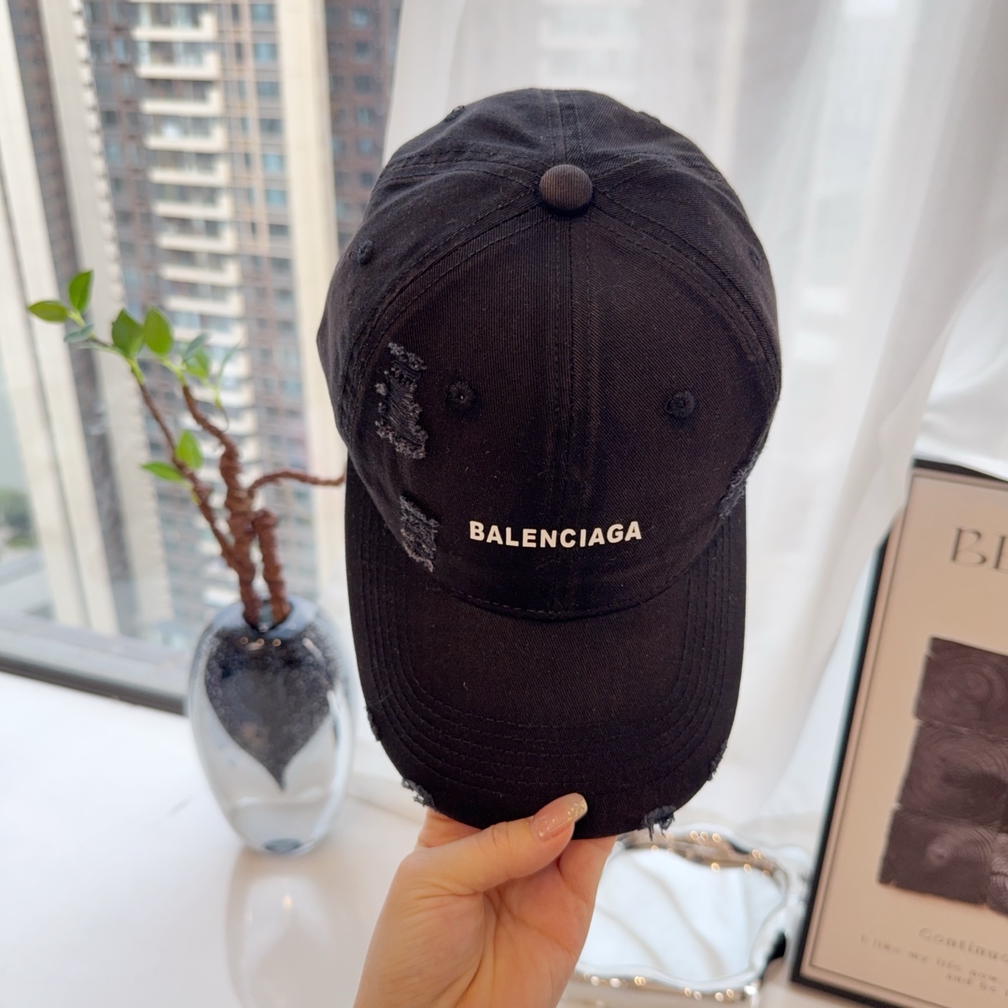 발렌시아가 모자 81705 Balenciaga Cap 상세 이미지 4