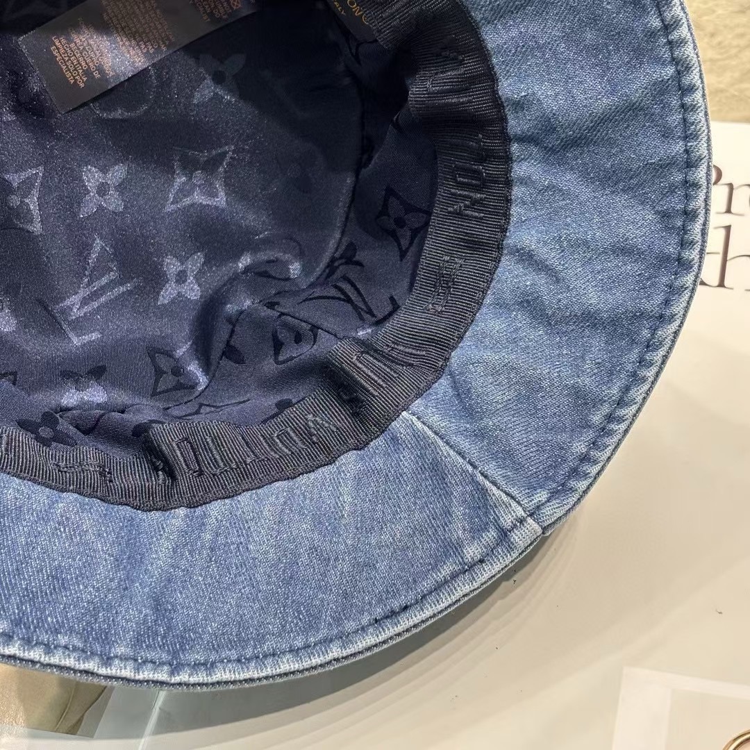 루이비통 데님 모노그램 버킷 햇 모자 상세 이미지 9