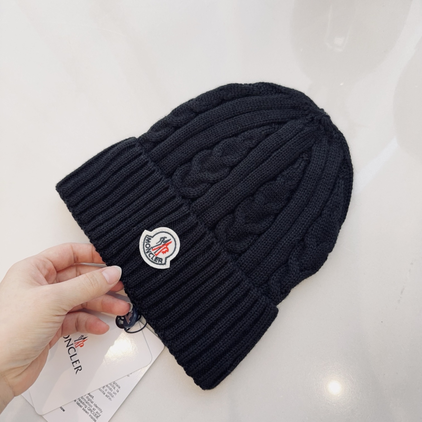 몽클레어 케이블 울 비니 79363 이미지 2