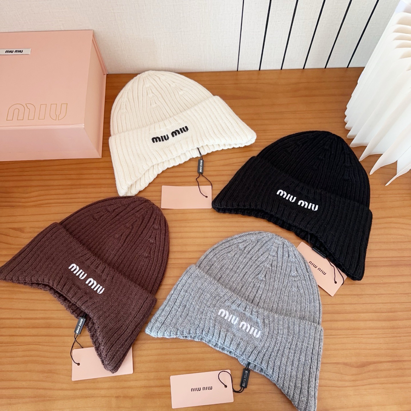 미우미우 니트 모자 상세 이미지 9