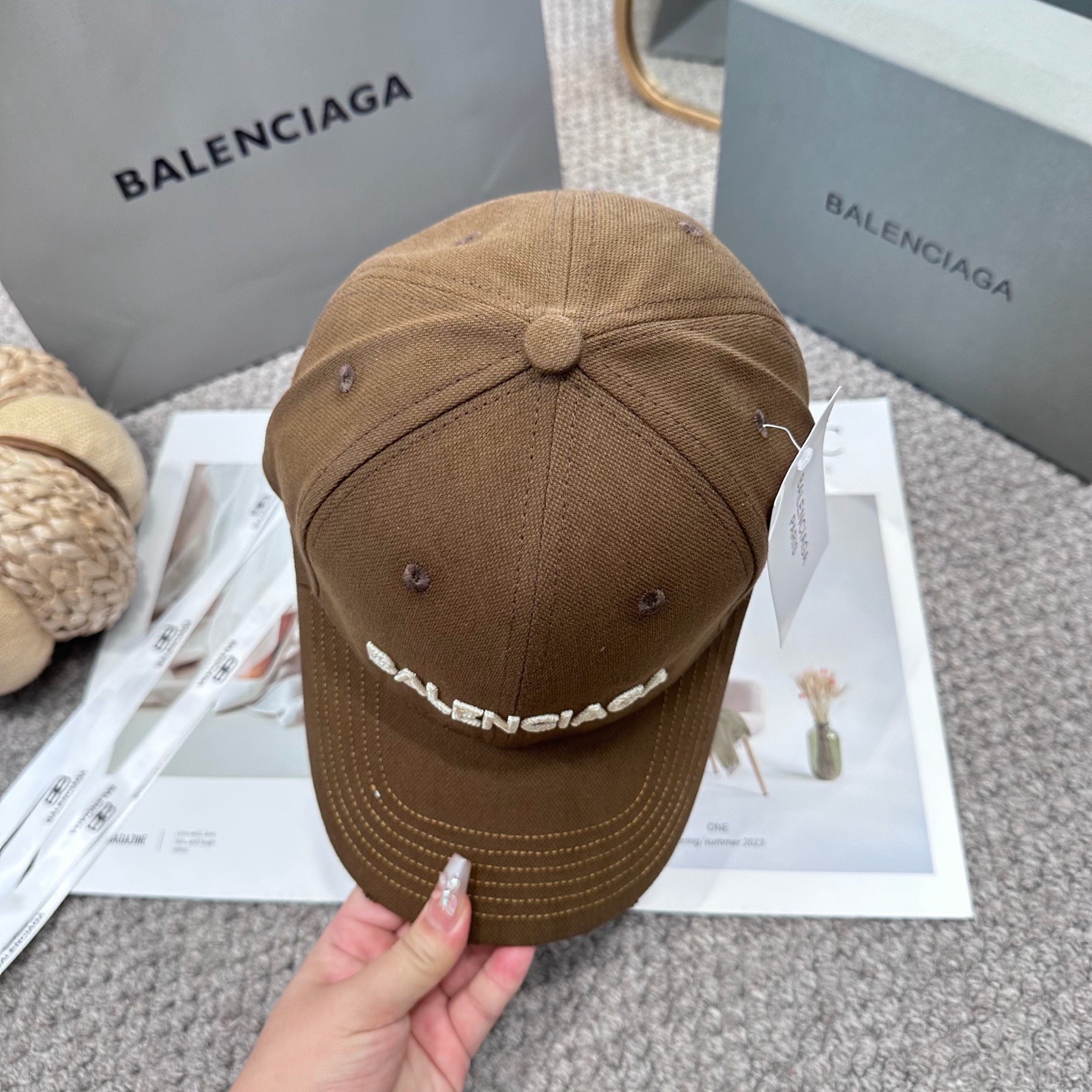 발렌시아가 모자 81720 Balenciaga Cap 상세 이미지 5