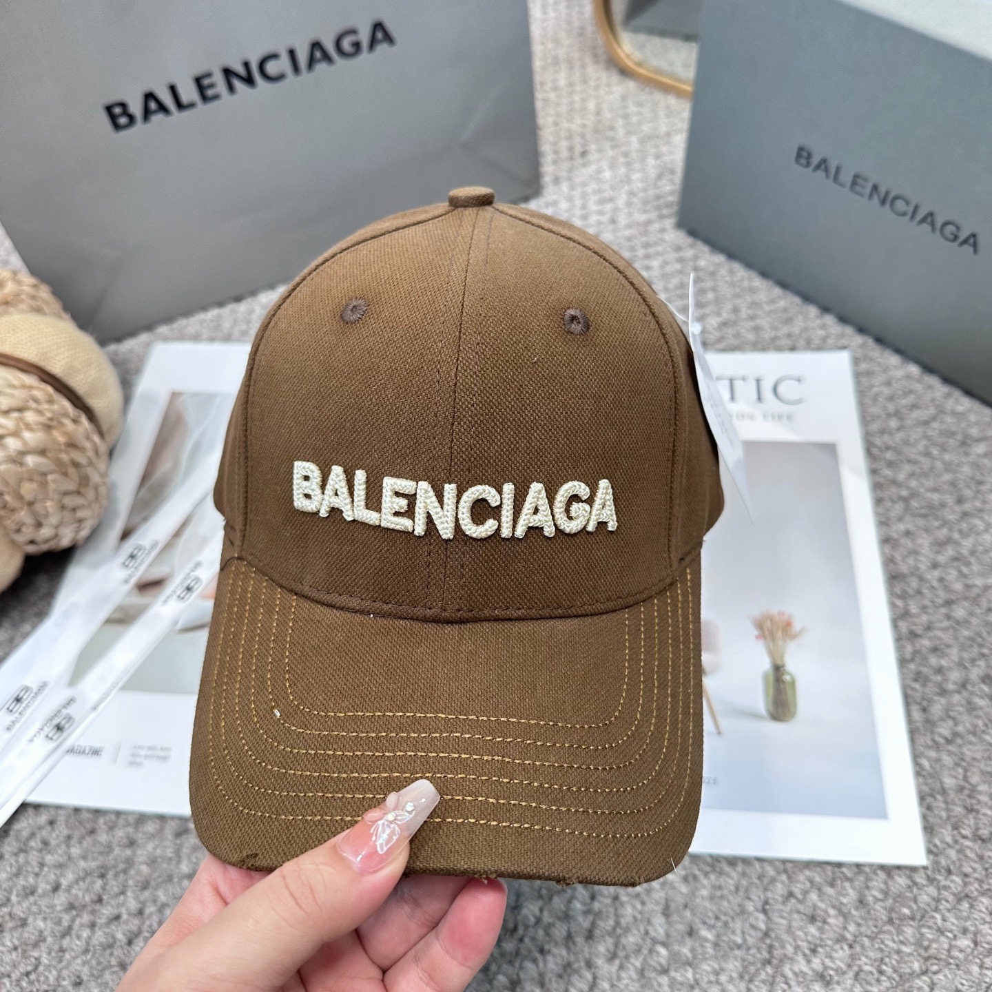 발렌시아가 모자 81720 Balenciaga Cap 상세 이미지 4