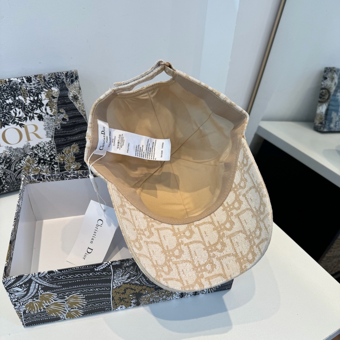 \n【DIOR迪奥】新款走量简约棒球帽，新款出货，大牌款超好搭配，赶紧入手！