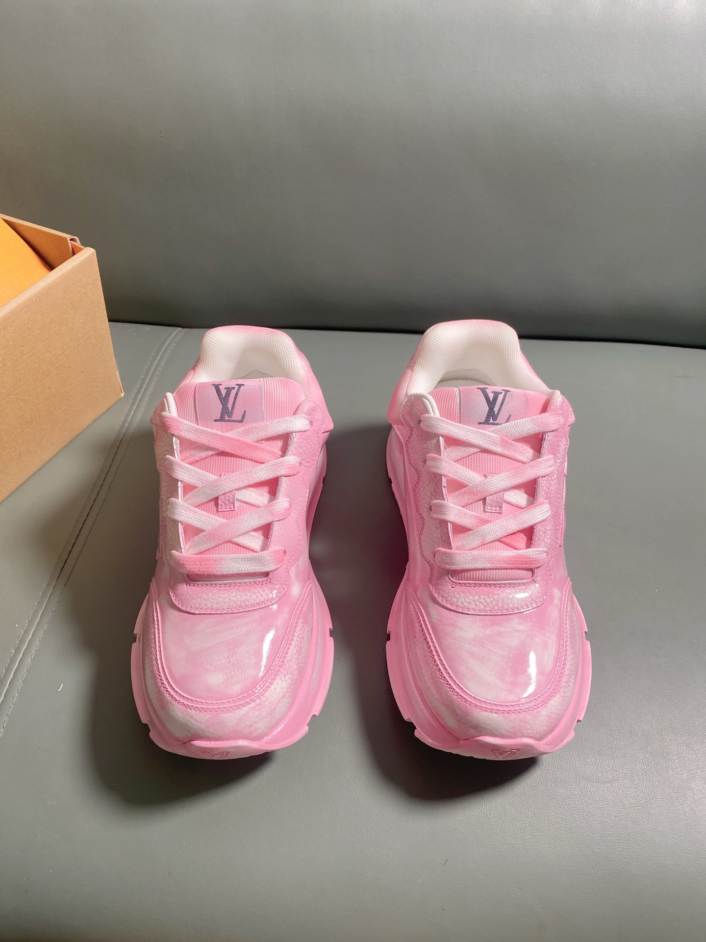 LV Style Leather Men's Shoes Lookbook Reference image 1
