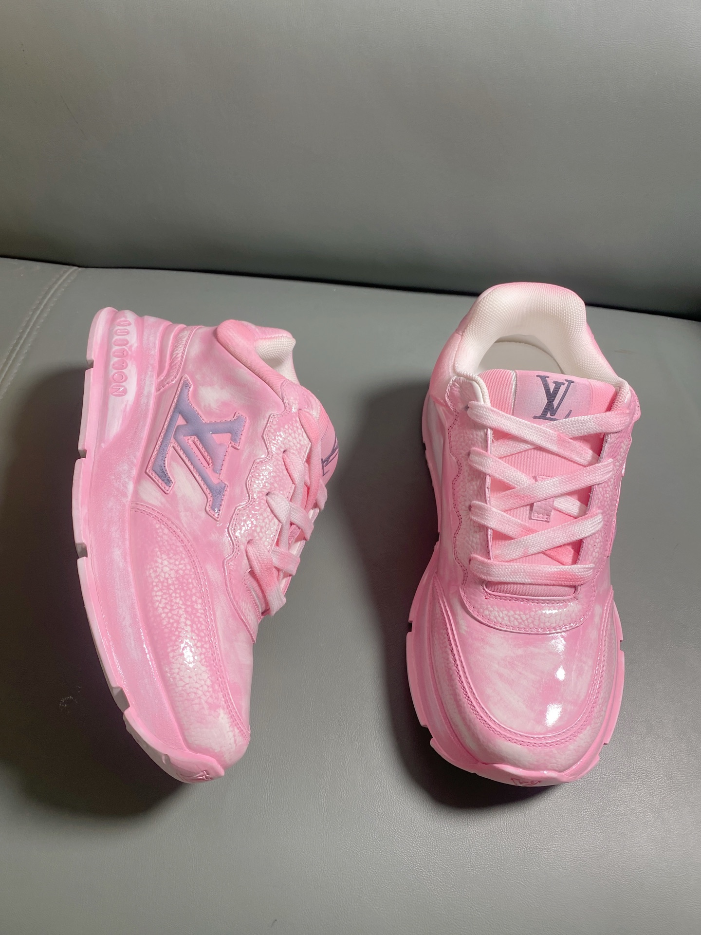 LV Style Leather Men's Shoes Lookbook Reference image 2