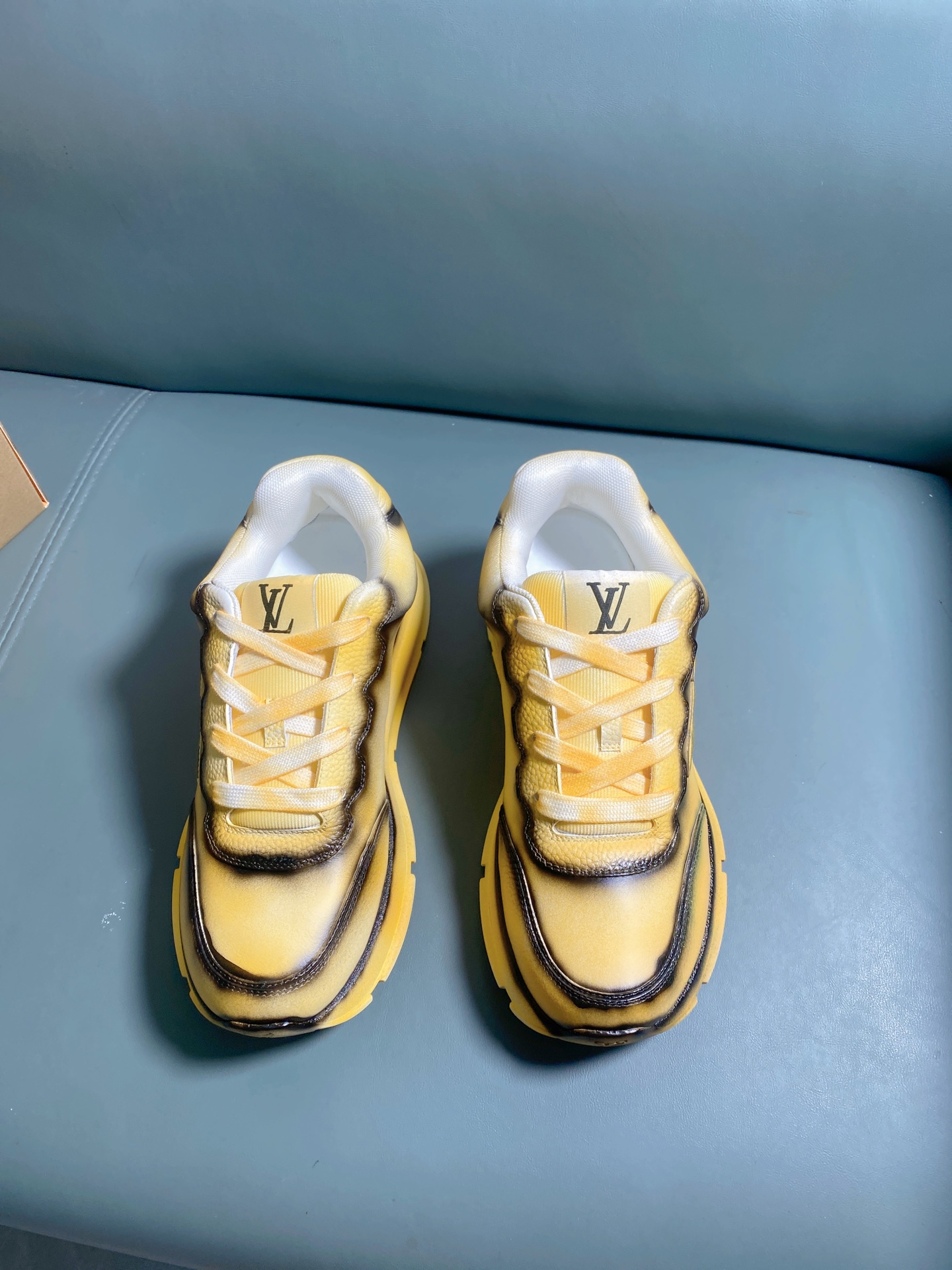 LV Style Leather Men's Shoes Lookbook Reference image 1