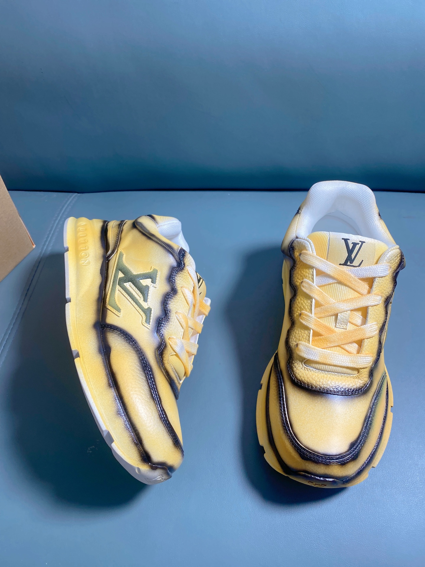 LV Style Leather Men's Shoes Lookbook Reference image 2