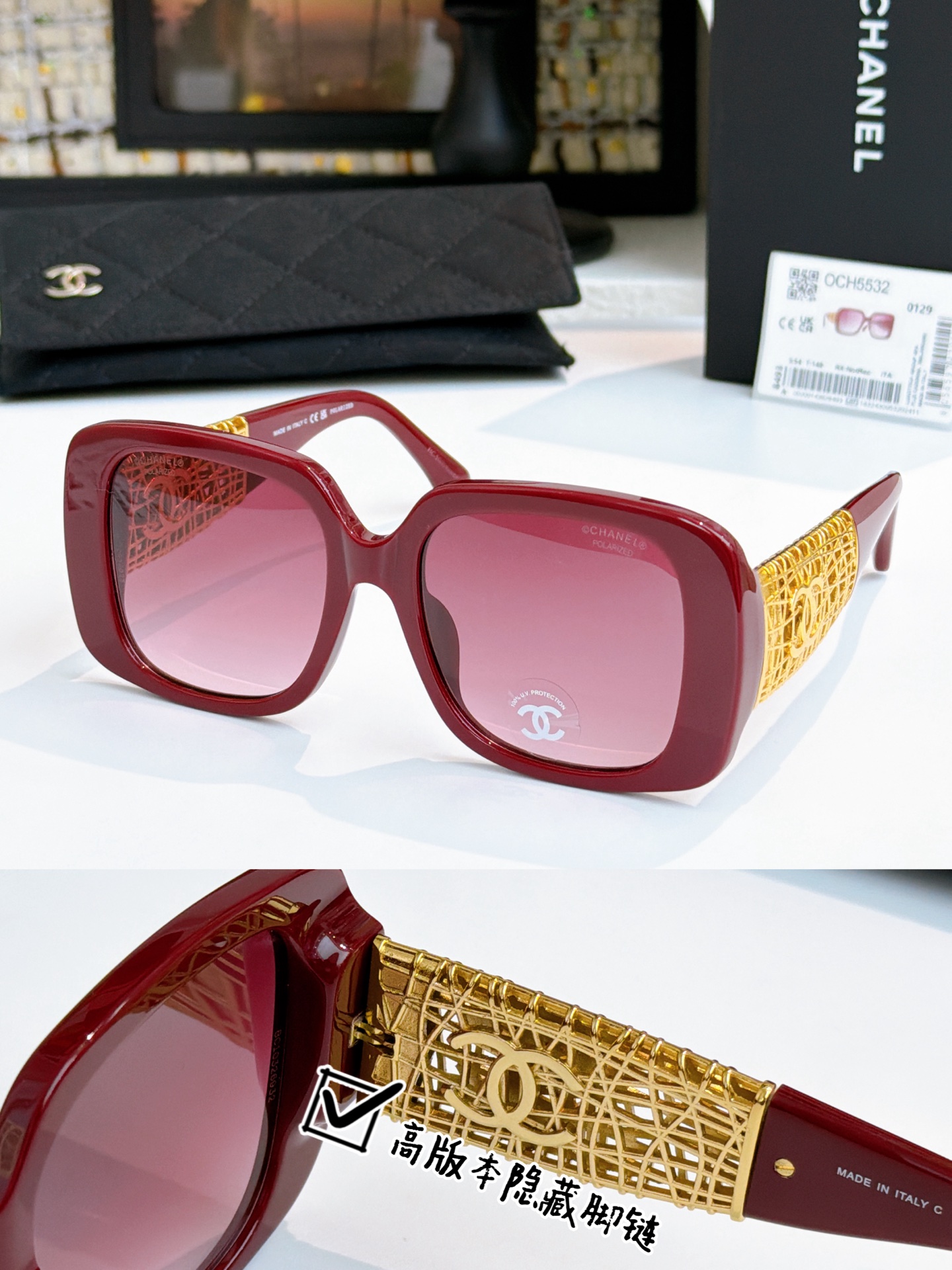 高版本 原版脚链CHANE*MOD： 5532SIZE：54口19-40🔝🔝