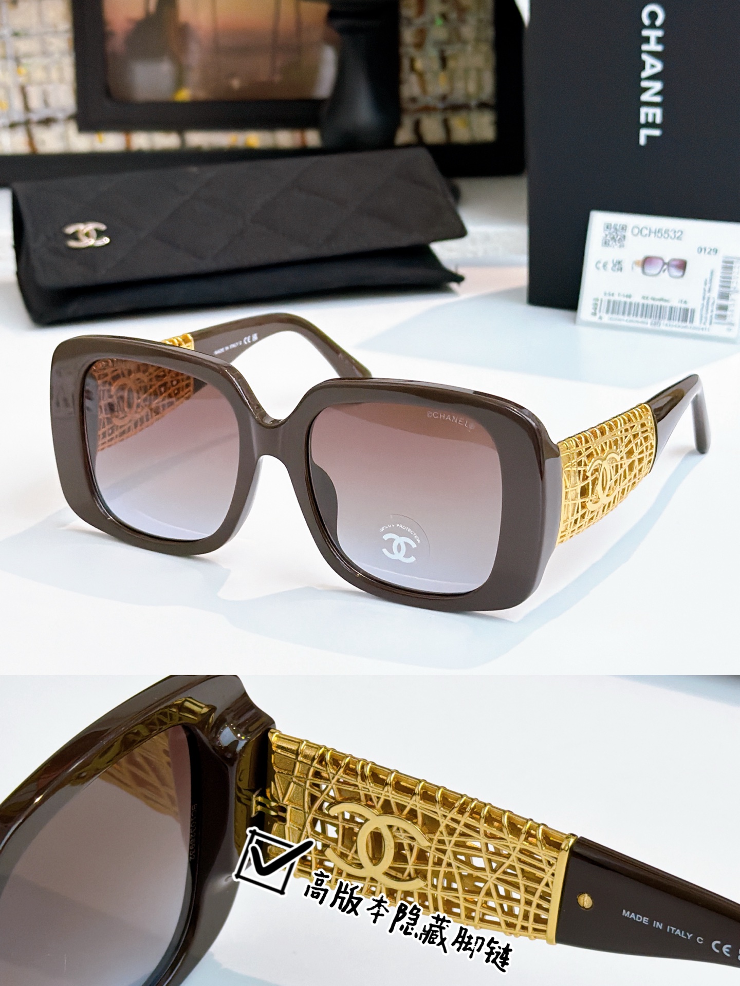 高版本 原版脚链CHANE*MOD： 5532SIZE：54口19-40🔝🔝