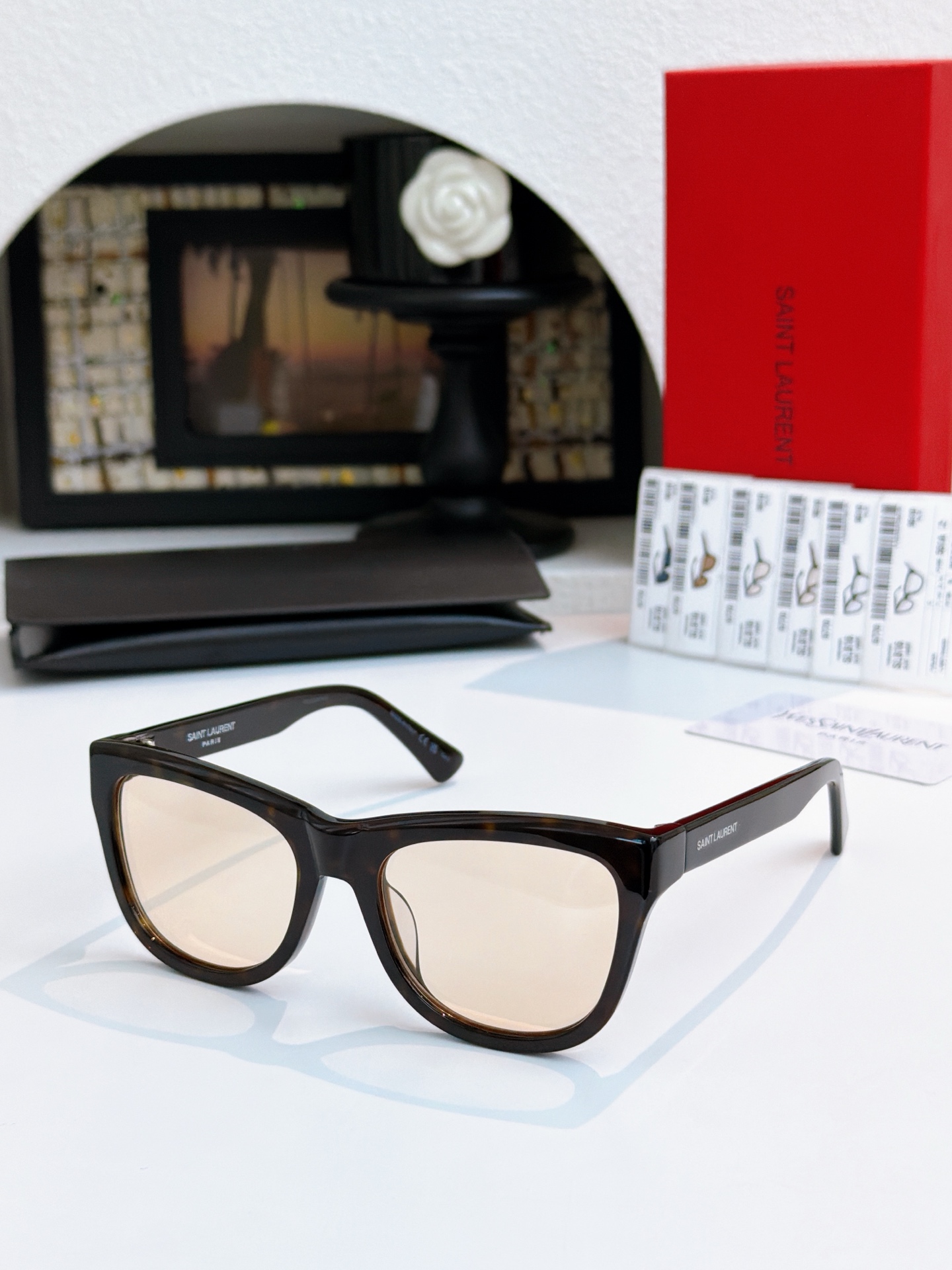 高版本一体水晶logoSAINT LAURENTMOD：SL816Size：54口19-140🔝🔝