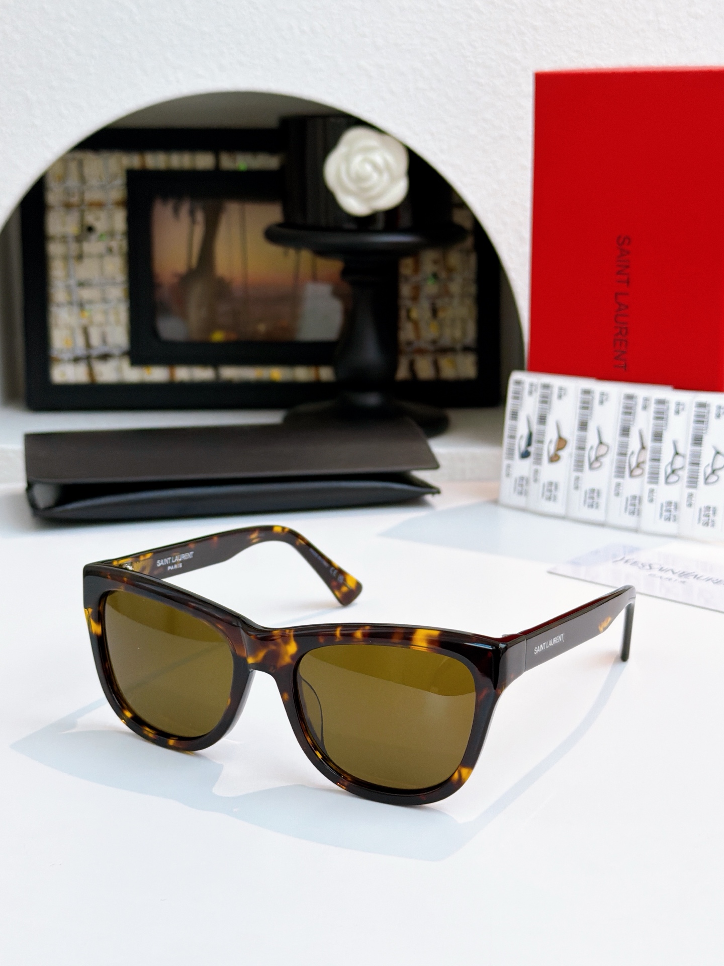 高版本一体水晶logoSAINT LAURENTMOD：SL816Size：54口19-140🔝🔝