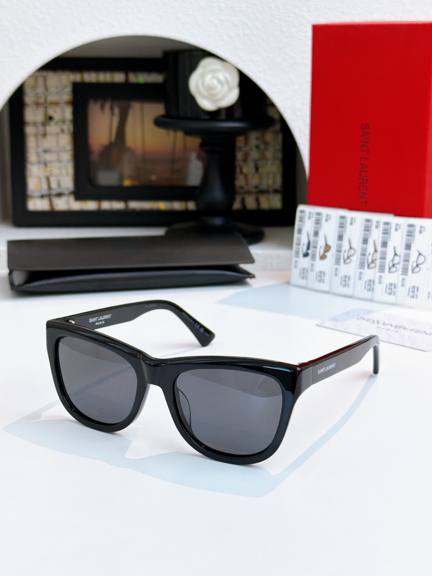 高版本一体水晶logoSAINT LAURENTMOD：SL816Size：54口19-140🔝🔝